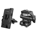 SmallRig V-Mount Battery Plate + 1/4"-20 Dual Screw Monitor Mount Accessory Kit