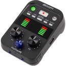 Zoom PodTrak P2 Dual USB Mic Recorder Kit with Two ZUM-2 Podcast Mic Packs
