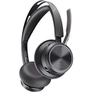 Poly Voyager Focus 2 UC Stereo Bluetooth Headset & Office Base Bundle