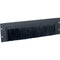 Lowell Manufacturing 19" Cable Brush Panel with Tray for Cable Support (3 RU)