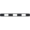 Lowell Manufacturing Rack Panel for 3 Decorator Devices (1 RU)