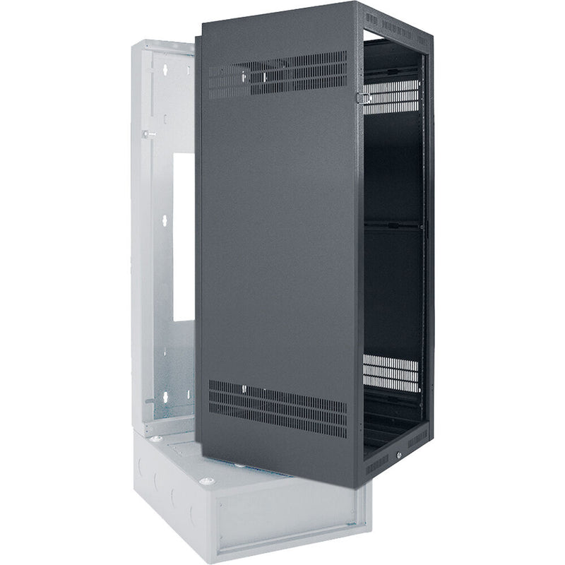 Lowell Manufacturing Wall-Mounted 24 RU 28" Cabinet