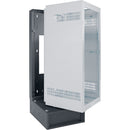 Lowell Manufacturing Wall Rack & 4 RU Base Backbox for 24 RU 32" Cabinet