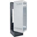 Lowell Manufacturing Wall-Mounted 40 RU, 32" Deep Rack with 4 RU Base (with Back Box)