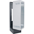Lowell Manufacturing Wall-Mounted 44 RU, 28" Deep Rack with 4 RU Base (with Back Box)
