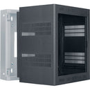 Lowell Manufacturing Wall-Mounted 12 RU, 23" Deep Rack (Cabinet Only)