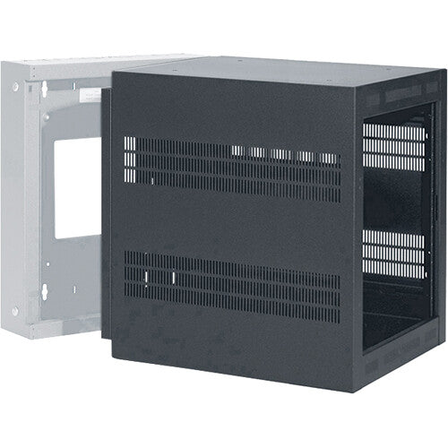 Lowell Manufacturing Wall-Mounted 12 RU, 32" Deep Rack (Cabinet Only)