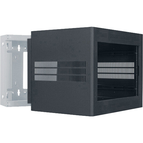 Lowell Manufacturing Wall-Mounted 7 RU, 23" Deep Rack (Cabinet Only)