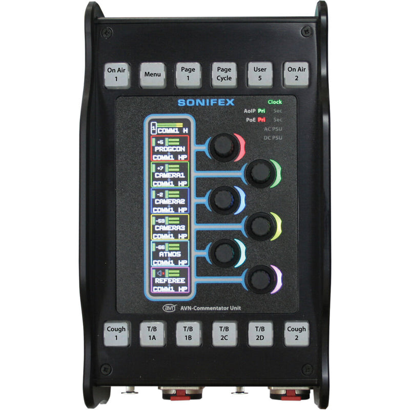 Sonifex AVN-CU2 Configurable Dante Commentary Unit for 2 Commentators