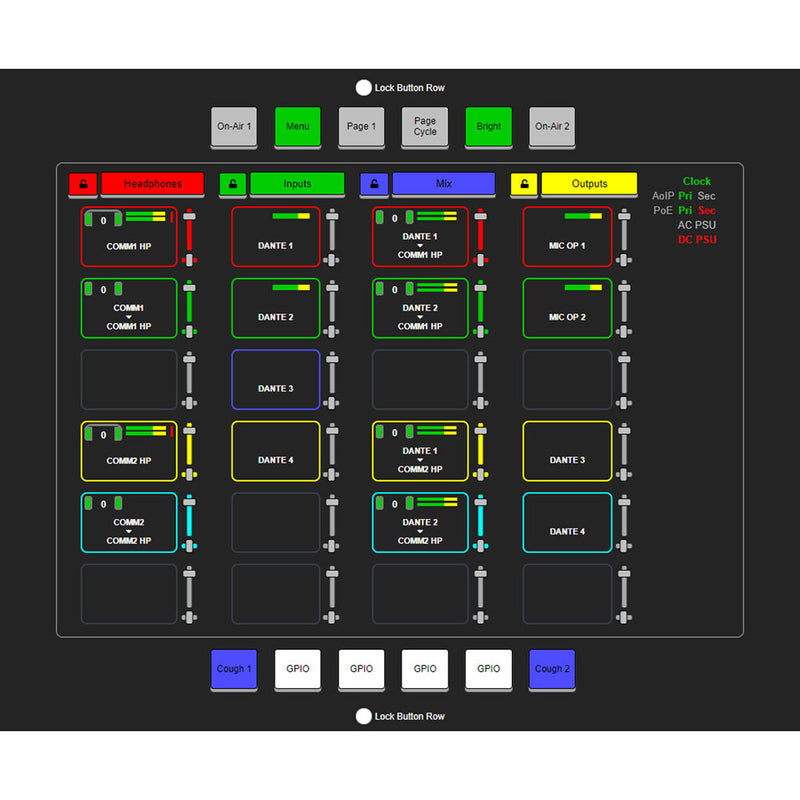 Sonifex AVN-CU2 Configurable Dante Commentary Unit for 2 Commentators