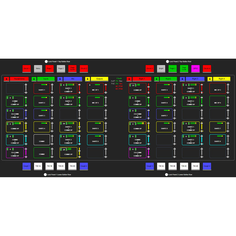 Sonifex AVN-CU4 Configurable Dante Commentary Unit for 4 Commentators