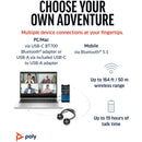 Poly Voyager Focus 2 UC Stereo Bluetooth Headset (Microsoft Teams Certified)