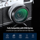 Neewer Diffusion Lens Filter for Fujifilm X100 Series Cameras (Grade 1/4, Silver Filter Ring)