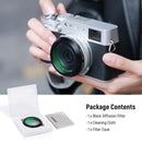 Neewer Diffusion Lens Filter for Fujifilm X100 Series Cameras (Grade 1/4, Silver Filter Ring)