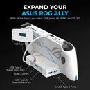 Sabrent DS-RA6P USB-C 6-Port Docking Station with Power Delivery for Asus ROG Ally (White)
