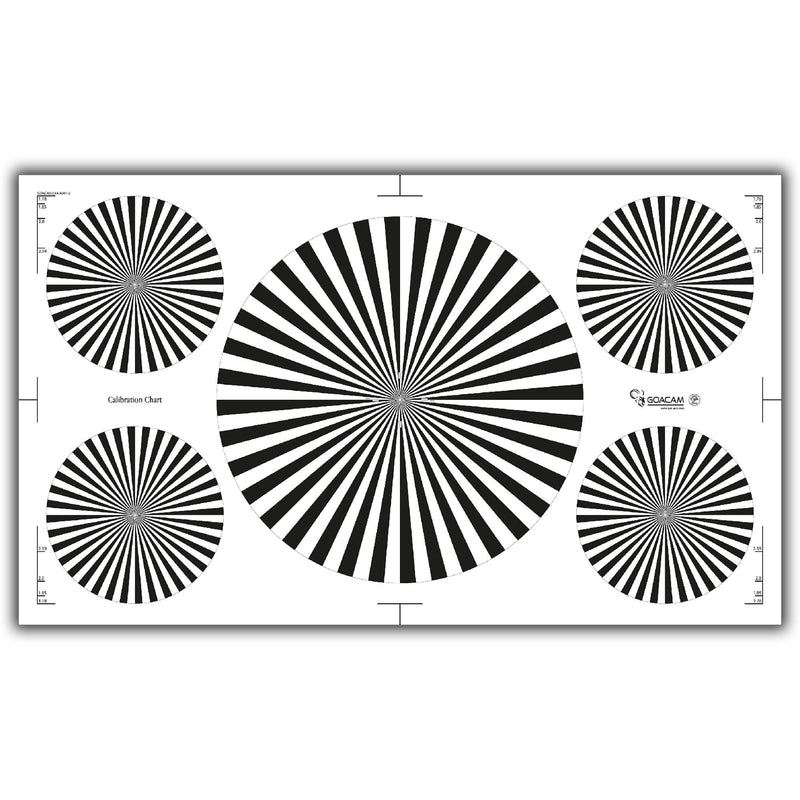 Pret a Tourner Goacam Exa 2 Calibration Test Chart (28 x 48")