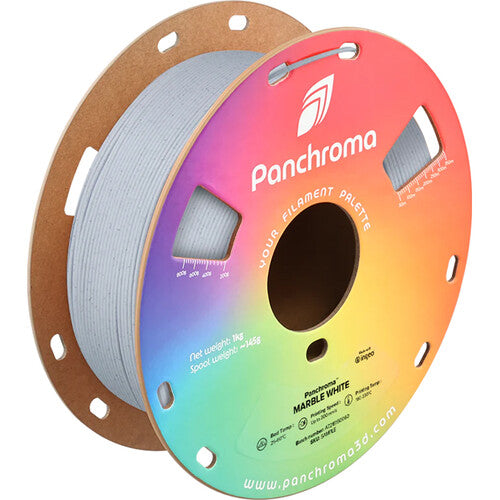 Polymaker Panchroma 1.75mm PLA Filament (1kg, Matte Marble White)
