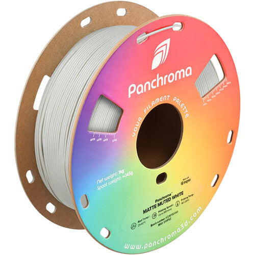 Polymaker Matte PLA Filament (1.75mm, Muted White)