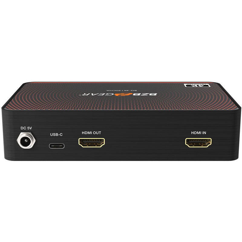 BZBGEAR USB-C 4K120 Video Capture Box with Scaler, HDMI 2.1 Loop Out, Audio & HDR10 to SDR Conversion