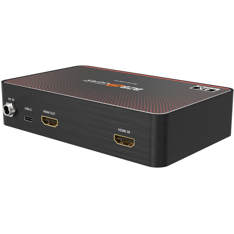 BZBGEAR USB-C 4K120 Video Capture Box with Scaler, HDMI 2.1 Loop Out, Audio & HDR10 to SDR Conversion
