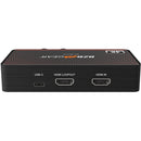 BZBGEAR USB-C 4K60 Video Capture Box with Scaler, HDMI 2.0 Loop Out, Audio & HDR10 to SDR Conversion