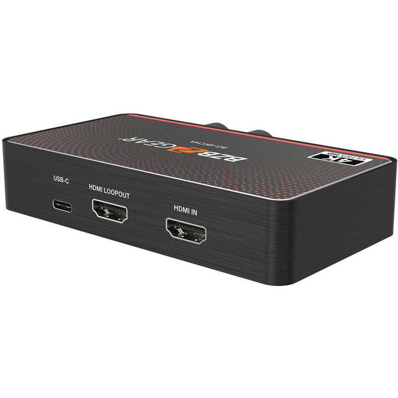 BZBGEAR USB-C 4K60 Video Capture Box with Scaler, HDMI 2.0 Loop Out, Audio & HDR10 to SDR Conversion