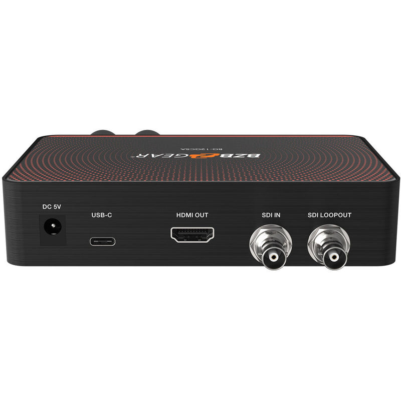 BZBGEAR USB-C 12G-SDI Video Capture Box with Scaler, HDMI 2.0/12G-SDI Loop Out and Audio