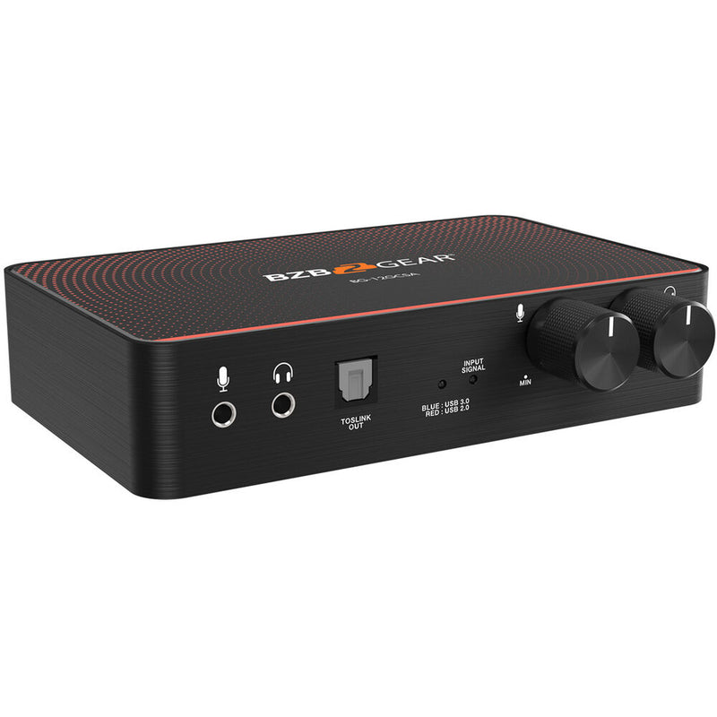 BZBGEAR USB-C 12G-SDI Video Capture Box with Scaler, HDMI 2.0/12G-SDI Loop Out and Audio