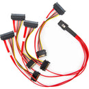 Rocstor Internal Serial Attached SCSI Mini SAS Cable (Red, 19.6")