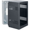 Lowell Manufacturing Wall-Mounted 16 RU, 23" Deep Rack (Cabinet Only)