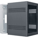 Lowell Manufacturing Wall-Mounted 16 RU, 32" Deep Rack (Cabinet Only)