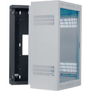Lowell Manufacturing Rack Sectional Wall-Mount Back Box for LWR Series 18 RU Cabinet (19, 23, 28, and 32")