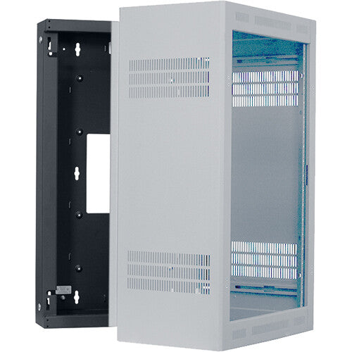 Lowell Manufacturing Rack Sectional Wall-Mount Back Box for LWR Series 18 RU Cabinet (19, 23, 28, and 32")