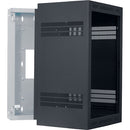 Lowell Manufacturing Wall-Mounted 18 RU, 23" Deep Rack (Cabinet Only)