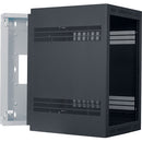 Lowell Manufacturing Wall-Mounted 18 RU, 32" Deep Rack (Cabinet Only)