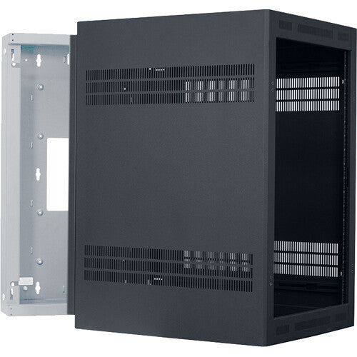 Lowell Manufacturing Wall-Mounted 18 RU, 32" Deep Rack (Cabinet Only)