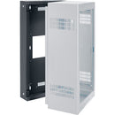 Lowell Manufacturing Rack Sectional Wall-Mount Back Box for LWR Series 21 RU Cabinet (19 and 23")