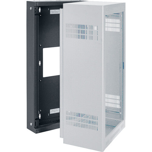Lowell Manufacturing Rack Sectional Wall-Mount Back Box for LWR Series 21 RU Cabinet (19 and 23")
