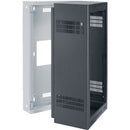 Lowell Manufacturing Wall-Mounted 21 RU, 19" Deep Rack (Cabinet Only)