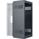 Lowell Manufacturing Wall-Mounted 24 RU, 23" Deep Rack (Cabinet Only)