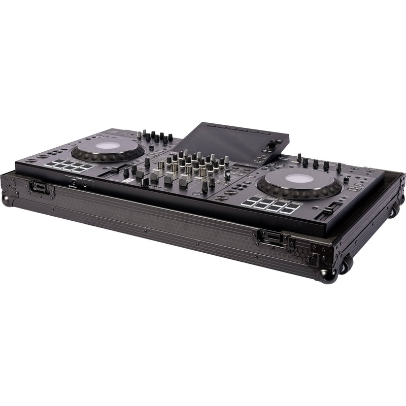 Headliner Low-Profile Flight Case with Wheels for AlphaTheta XDJ-AZ (Pitch Black)