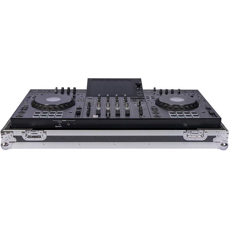 Headliner Low-Profile Flight Case with Wheels for AlphaTheta XDJ-AZ (Silver/Black)