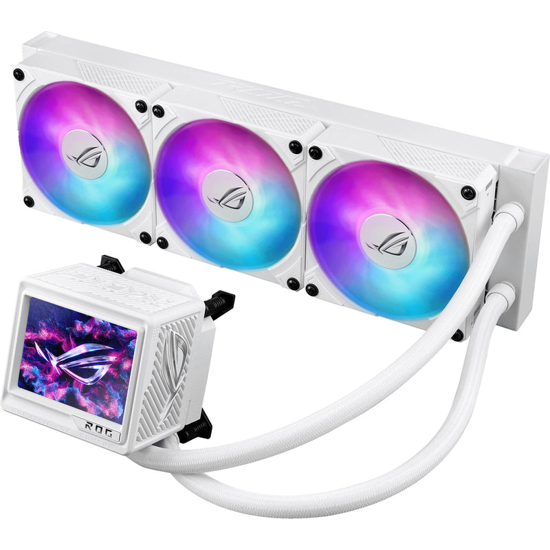 ASUS Republic of Gamers RYUJIN III 360 Extreme White Edition AIO Liquid CPU Cooler