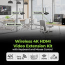 IOGEAR 4K HDMI Wireless Video Extension Kit with Keyboard & Mouse Control