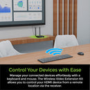 IOGEAR 4K HDMI Wireless Video Extension Kit with Keyboard & Mouse Control