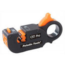 Paladin Tools CST Pro 3-Level Coaxial Cable Stripper with Orange Cassette