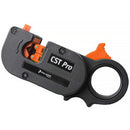 Paladin Tools CST Pro 3-Level Coaxial Cable Stripper with Orange Cassette