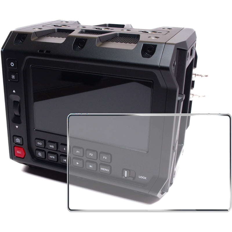 XLCS Designs Tempered Glass Screen Protector for Blackmagic Design PYXIS 6K Camera (2-Pack)