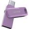 SanDisk 1TB Ultra Dual Drive Go 2-in-1 Flash Drive (Lavender Purple)