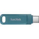 SanDisk 1TB Ultra Dual Drive Go 2-in-1 Flash Drive (Navagio Bay Blue)